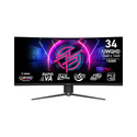 MSI MPG 346CQRF X24 34" UltraWide Quad HD 0,5 ms Noir