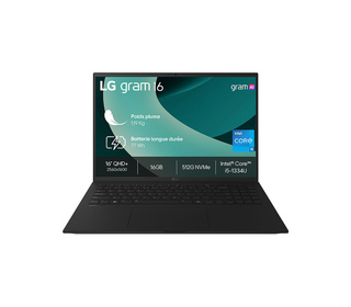 LG Gram 16Z90RU 16" I5 16 Go Noir 512 Go