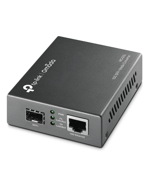 TP-Link Omada MC420L convertisseur de support réseau 10000 Mbit/s Multimode, Monomode Noir