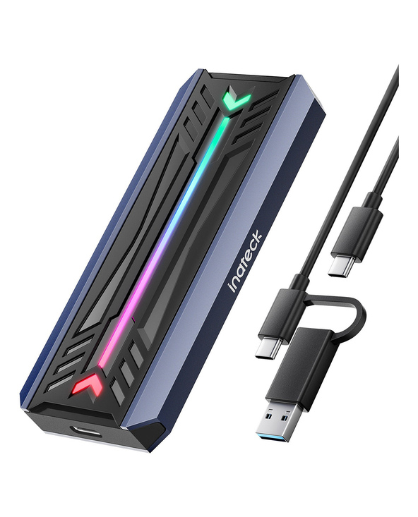 Inateck FE2024 Enceinte ssd Noir, Gris M.2