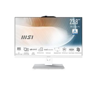 MSI Modern AM242TP 1M-1854FR 23.8" Intel Core 7 16 Blanc 1 To