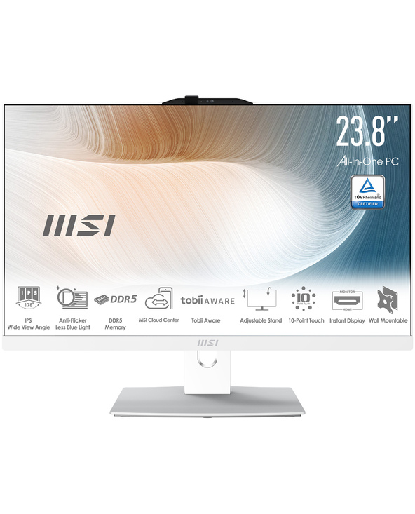 MSI Modern AM242TP 1M-1854FR 23.8" Intel Core 7 16 Blanc 1 To