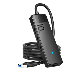 Inateck HB2025AL USB 3.2 Gen 2 (3.1 Gen 2) Type-A 10000 Mbit/s Noir