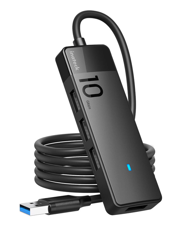 Inateck HB2025AL USB 3.2 Gen 2 (3.1 Gen 2) Type-A 10000 Mbit/s Noir
