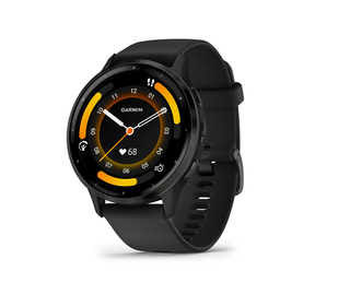 Garmin Venu 3 3,56 cm (1.4") AMOLED 45 mm Numérique 454 x 454 pixels Écran tactile Noir Wifi GPS (satellite)