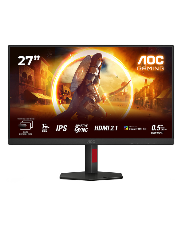 AOC G4 U27G4R 27" LED 4K Ultra HD 1 ms Noir, Rouge