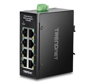 Trendnet TI-ELC80 commutateur réseau Non-géré Fast Ethernet (10/100) Noir