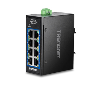 Trendnet TI-GLC80 commutateur réseau Non-géré Gigabit Ethernet (10/100/1000) Noir