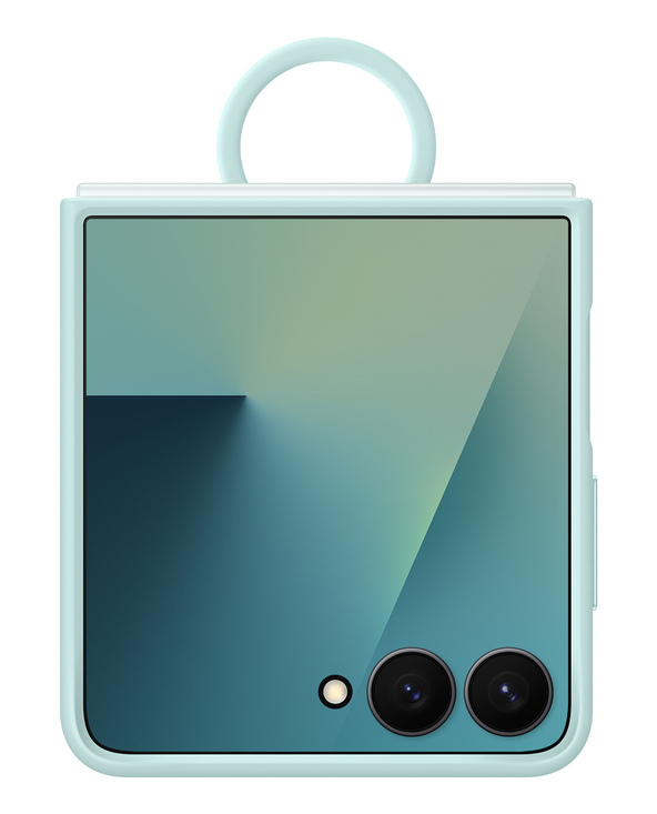 Samsung Coque silicone avec anneau pour Galaxy Z Flip7
