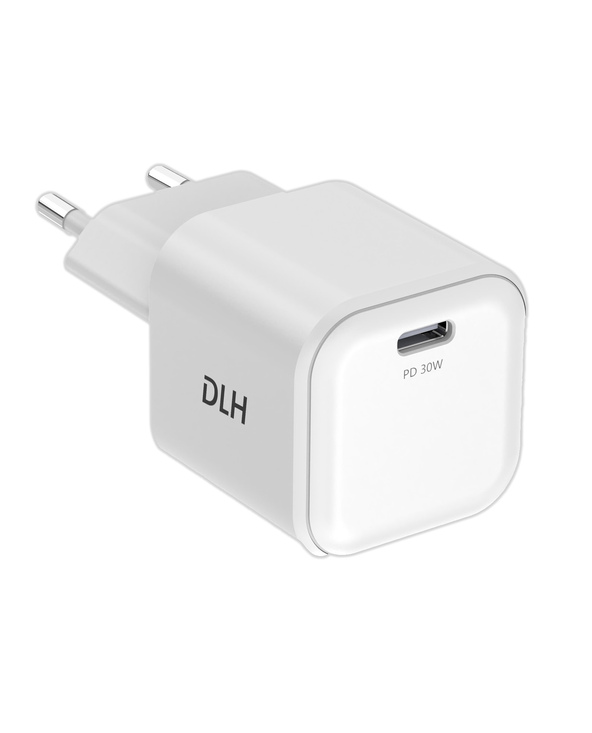 DLH Chargeur secteur USB-C 30W GaN pour smartphones et tablettes
