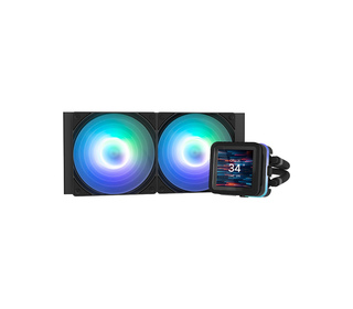Zalman ALPHA2 DS A24 BLACK système de refroidissement d’ordinateur Processeur Refroidisseur de liquide tout-en-un 12 cm Noir 1 p