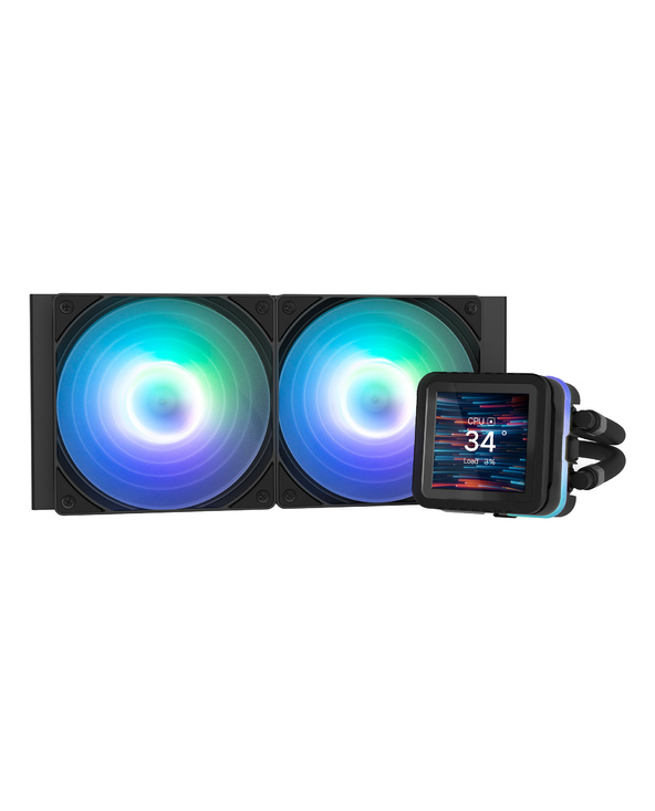 Zalman ALPHA2 DS A24 BLACK système de refroidissement d’ordinateur Processeur Refroidisseur de liquide tout-en-un 12 cm Noir 1 p