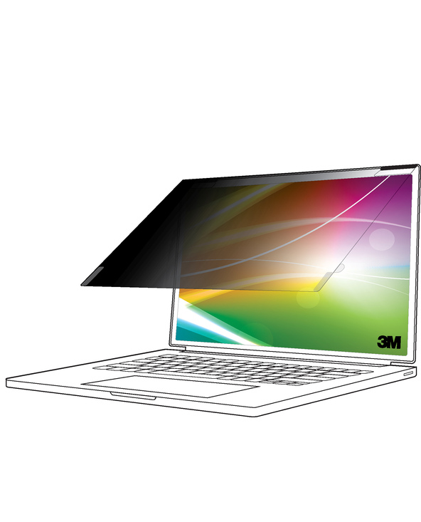 3M Filtre de confidentialité de l'écran lumineux pour ordinateur portable plein écran 15.6 po (396 mm), 16:10, BP156W1E
