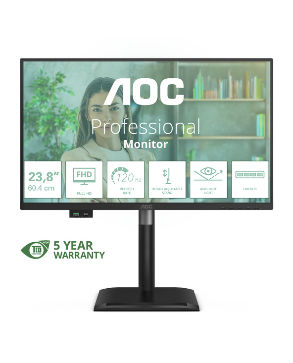 AOC 24P4U 23.8" Full HD Noir