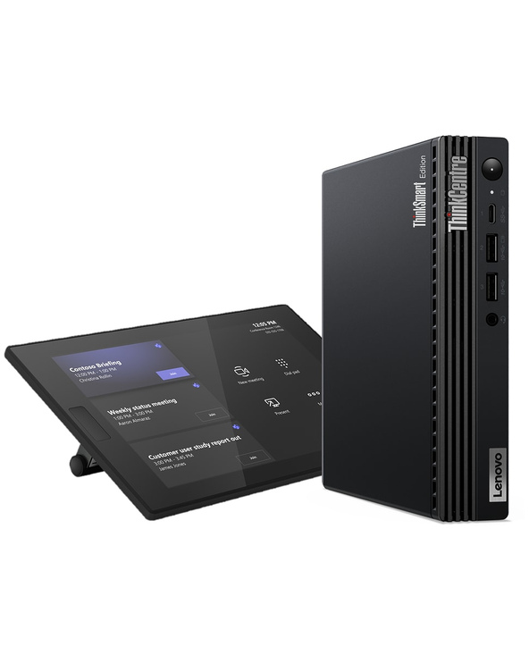 Lenovo THINKSMART TINY KIT Mini PC I3 16 Go 256 Go Windows 11 IoT Enterprise Noir