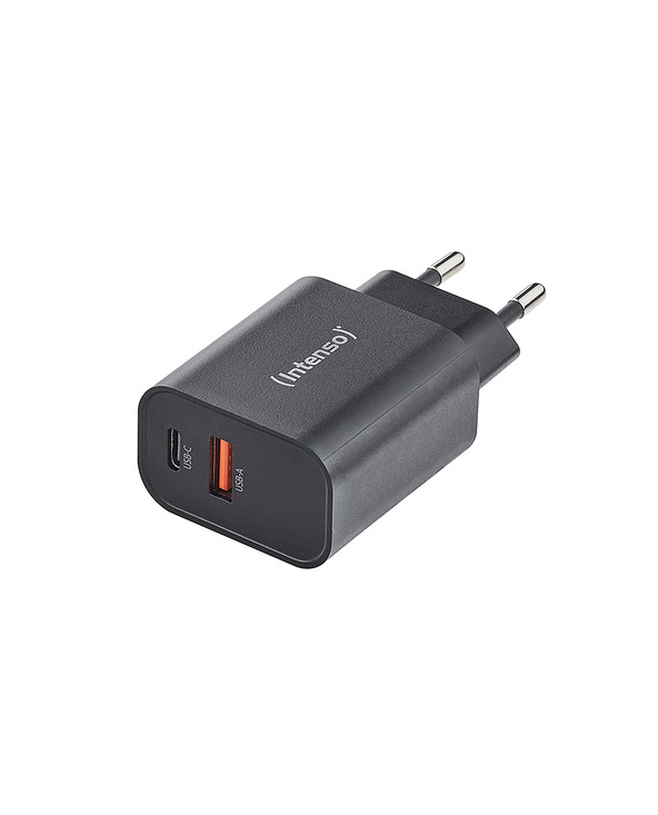 Intenso Adaptateur secteur W30AC, 30 W, ports USB-A et USB-C, noir