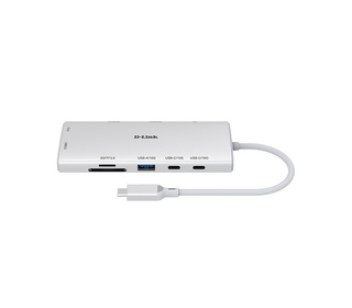 D-Link DUP-A01 hub & concentrateur USB 3.2 Gen 1 (3.1 Gen 1) Type-C 10000 Mbit/s Blanc