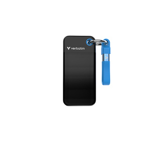 Verbatim Pocket SSD 2 To USB Type-C 3.2 Gen 2 (3.1 Gen 2) Noir, Bleu