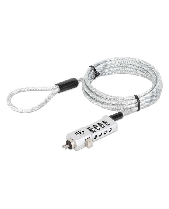 Manhattan 440301 câble antivol Argent 1,8 m