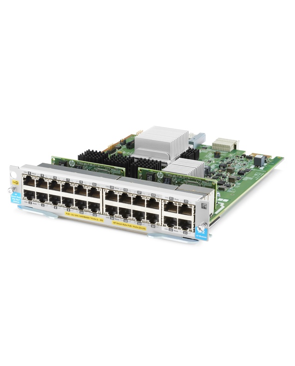 HPE Aruba 20-port 10/100/1000BASE-T PoE+ / 4-port 1/2.5/5/10GBASE-T PoE+ MACsec v3 zl2 module de commutation réseau