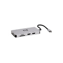 Tripp Lite U442-DOCK8G-GG station d'accueil Avec fil USB 3.2 Gen 1 (3.1 Gen 1) Type-C Noir, Gris