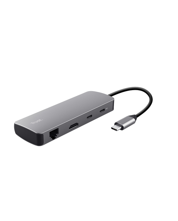 Trust 25672 hub & concentrateur USB Type-C Gris