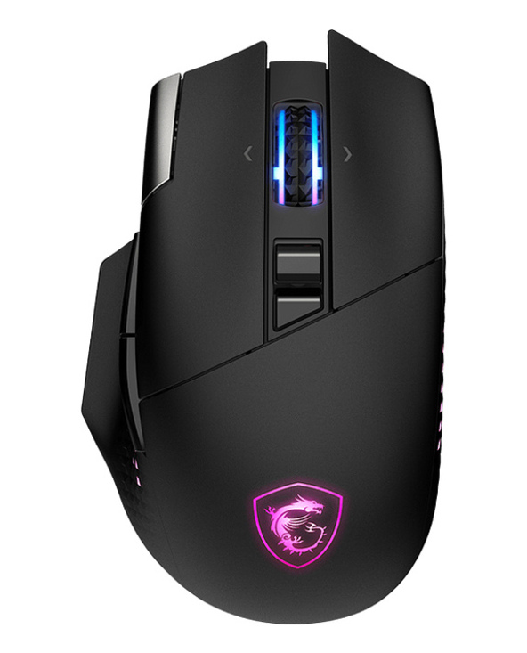 MSI S12-4301370-CLA souris Gaming Droitier RF Wireless + Bluetooth + USB Type-A Optique 26000 DPI