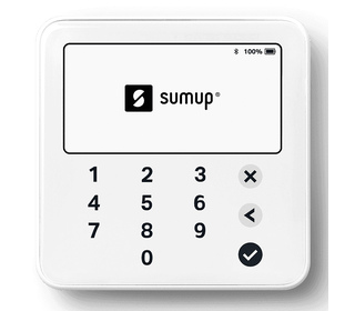 SumUp Solo Lite lecteur de cartes à puce Batterie Bluetooth Blanc