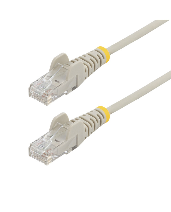 StarTech.com Câble Ethernet CAT6 Gris Fin de 10m, Sans Accroc, 100W PoE, UTP, LSZH, Fil de Cuivre Pur 28AWG, Cordon Patch Réseau