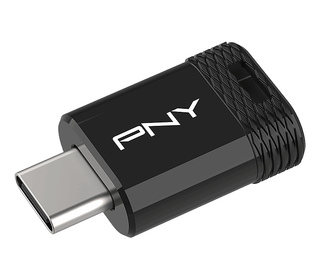 PNY Elite-X lecteur USB flash 64 Go USB Type-C 3.2 Gen 1 (3.1 Gen 1) Noir