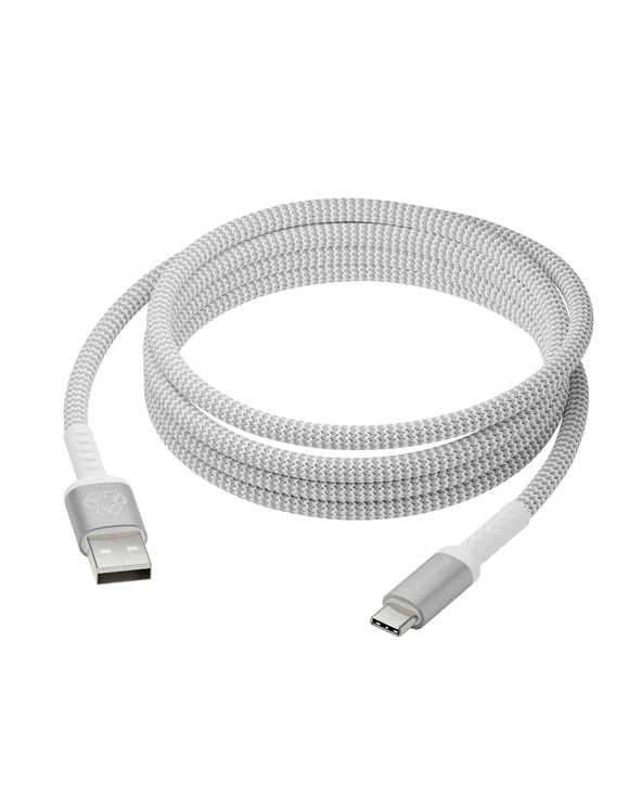 dbramante1928 CB25ACGR7118 câble USB USB 2.0 2,5 m USB A USB C Blanc