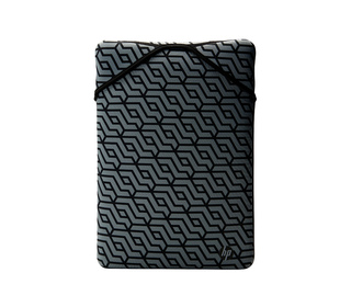 HP Housse de protection réversible noire à motif géométrique 14