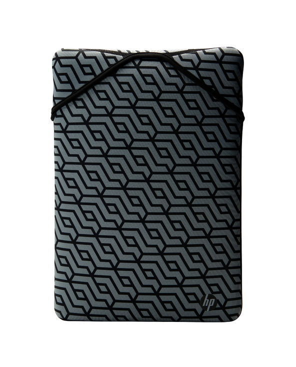 HP Housse de protection réversible noire à motif géométrique 14