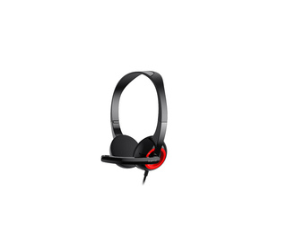 Havit H202d (Black) Écouteurs Avec fil Arceau Appels/Musique Noir, Rouge