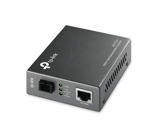 TP-Link MC112CS convertisseur de support réseau 100 Mbit/s Monomode Noir