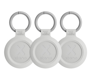 Xtorm XTAG2A0-3PACK Traqueur GPS et localisateur Universel Smart keychain Blanc