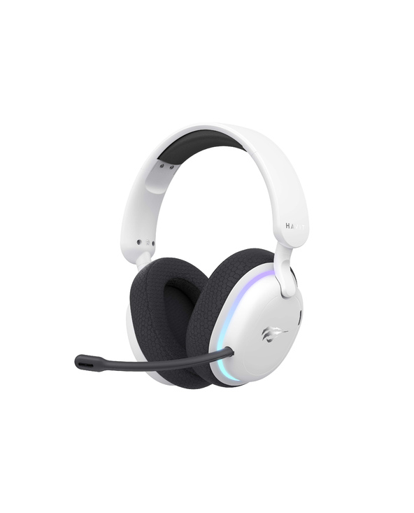 Havit Fuxi-H7 Écouteurs Avec fil &sans fil Arceau Gaming USB Type-C Bluetooth Noir, Blanc