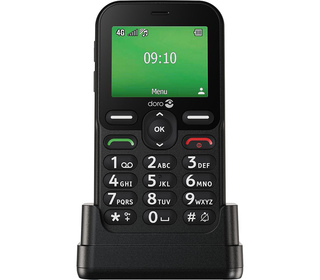 Doro Leva E10 6,1 cm (2.4") 118,9 g Noir Téléphone pour seniors