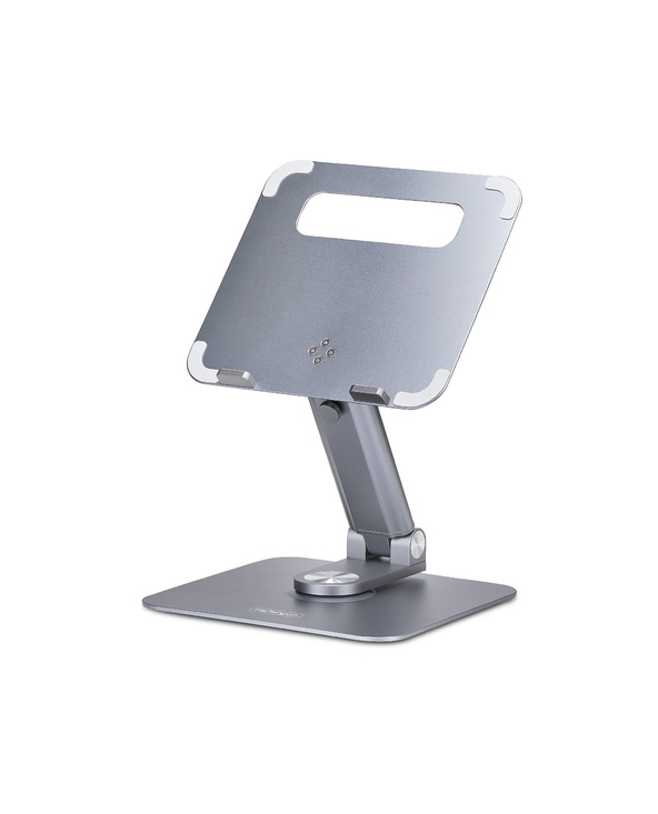 StarTech.com Support Télescopique pour PC Portable, Base Pivotante à 360&deg, Support Rotatif pour Bureau, Hauteur et Inclinaiso