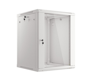 Lanberg WF01-6615-10S étagère 15U Rack monté sur le mur Gris