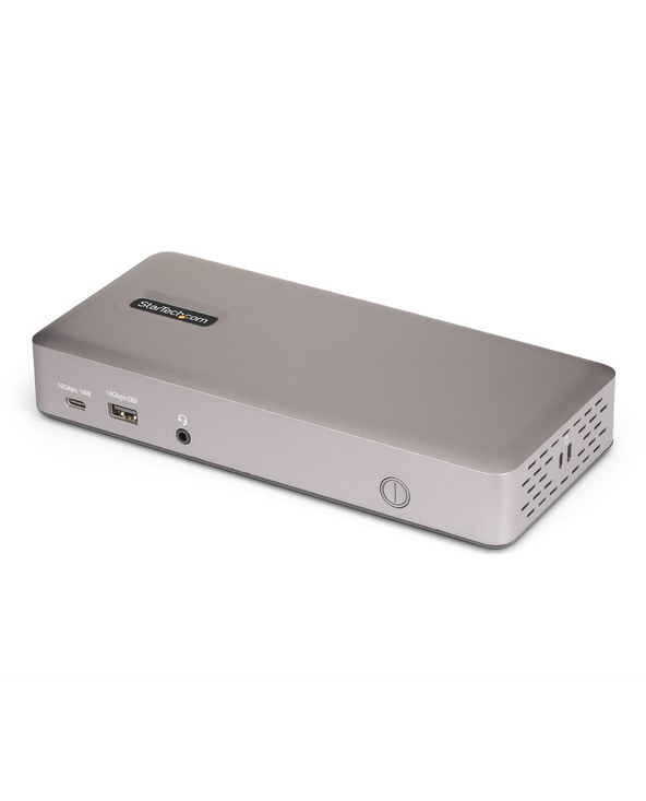 StarTech.com Station d'Accueil USB4 pour 3 Écrans, HDMI ou DisplayPort 4K 60 Hz, Charge d'Ordinateur Portable 100 W, 2,5 GbE, St