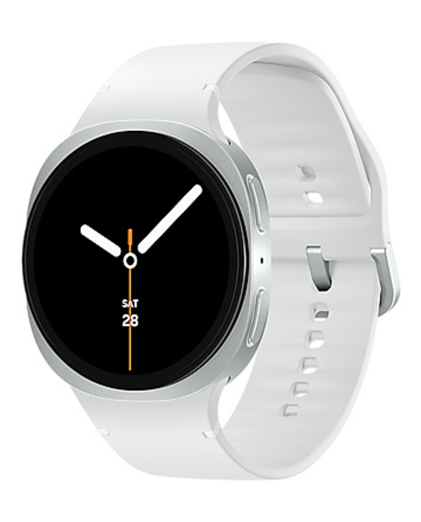 Samsung Galaxy Watch 8 3,81 cm (1.5") AMOLED 44 mm Numérique 480 x 480 pixels Écran tactile Argent Wifi GPS (satellite)