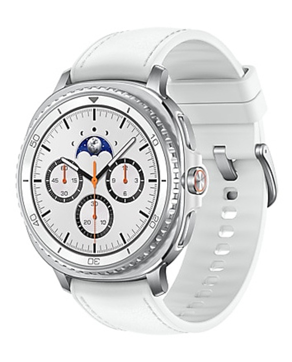 Samsung Galaxy Watch 8 Classic 3,3 cm (1.3") AMOLED 46 mm Numérique 438 x 438 pixels Écran tactile Argent Wifi GPS (satellite)