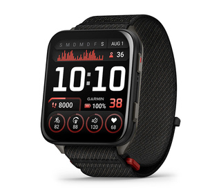 Garmin Venu X1 5,08 cm (2") AMOLED Numérique 448 x 486 pixels Écran tactile Noir Wifi GPS (satellite)