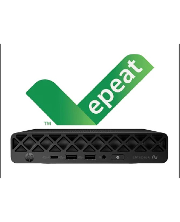HP ELITEDESK 8 MINI G1A DESKTOP NEXT GEN AI PC WOLF PRO SECURITY EDITION Mini PC AMD Ryzen AI 5 16 Go 512 Go Windows 11 Pro Noir