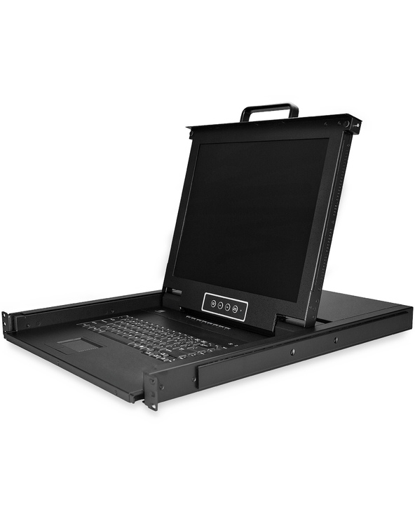 StarTech.com RKCONS1708K support d'ordinateurs 43,2 cm (17") 1280 x 1024 pixels Acier Noir 1U