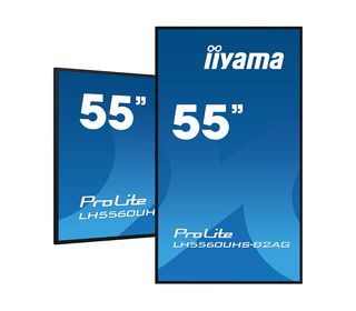 iiyama LH5560UHS-B2AG Écran d'affichage dynamique Carte A numérique 139,7 cm (55") LED Wifi 500 cd/m² 4K Ultra HD Noir Intégré d