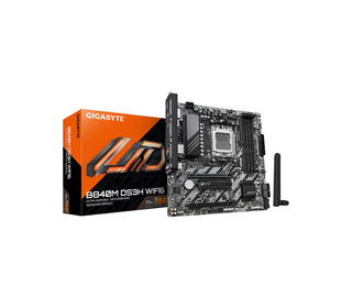 GIGABYTE B840M DS3H WIFI6 Carte Mère – Processeurs AMD Ryzen 9000, VRM numérique 8+2+2 phases, jusqu'à 8200 MHz DDR5, 2 x M.2 PC