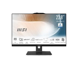 MSI Modern AM242TP 1M-1857FR 23.8" Intel Core 5 16 Noir 500 Go