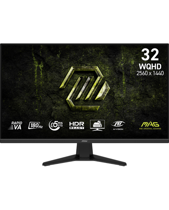 MSI MAG 325QF E18V 31.5" LED Wide Quad HD 0,5 ms Noir